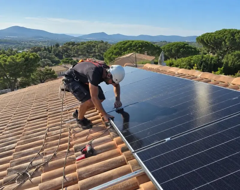 Installateur panneaux solaires Le Chalon — pose photovoltaïque sur toiture