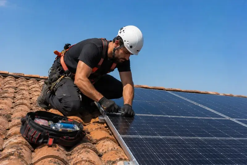 Maintenance et monitoring de panneaux solaires au Chalon