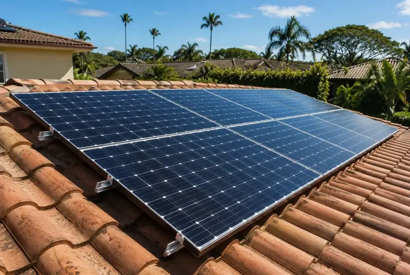 Installation de panneaux solaires au Chalon